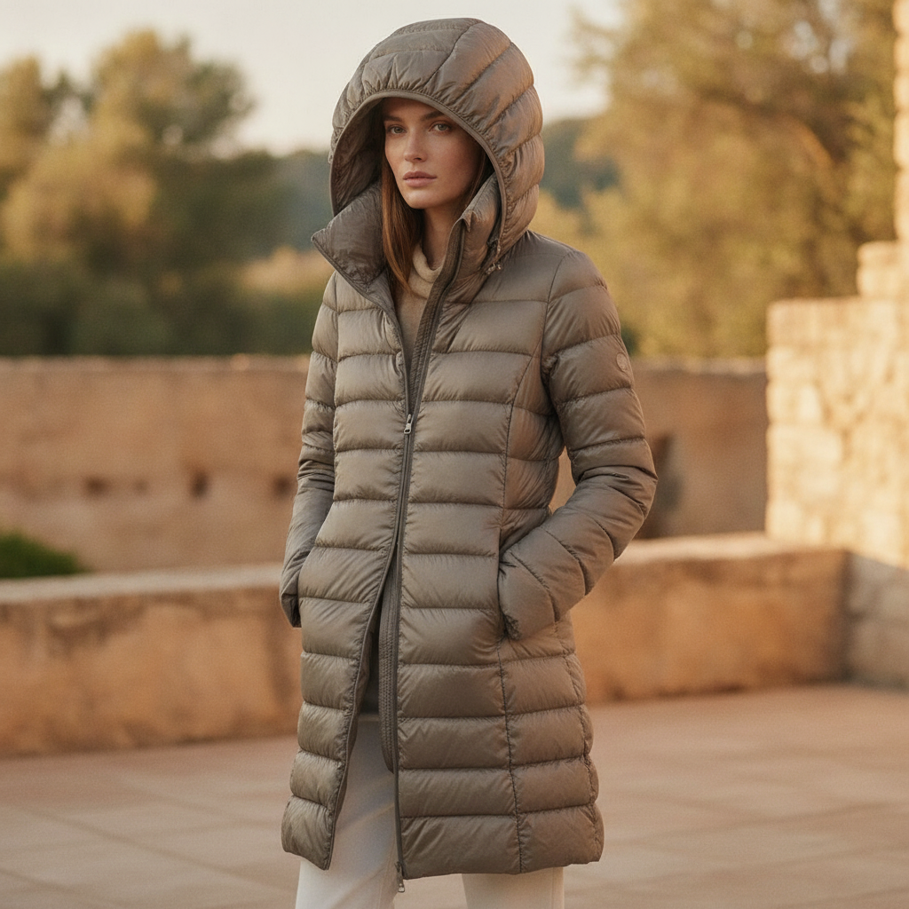 Ninon | Lightweight Hooded Puffer Jacket For Women