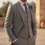 Leander | 3-Piece Men Suit Wedding Slim Fit Formal Occasion