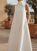 Ophelia | High-Neck Dress Coat Garden Party Maxi