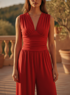 Felicity | Strapless Wide Leg Jumpsuit Wedding Guest Occasion