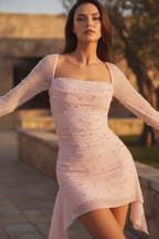 Verena | Embellished Bodycon Mini Wedding Guest Dresses