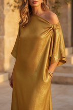 Celestine | Asymmetrical One Shoulder Maxi Dress Evening Occasion