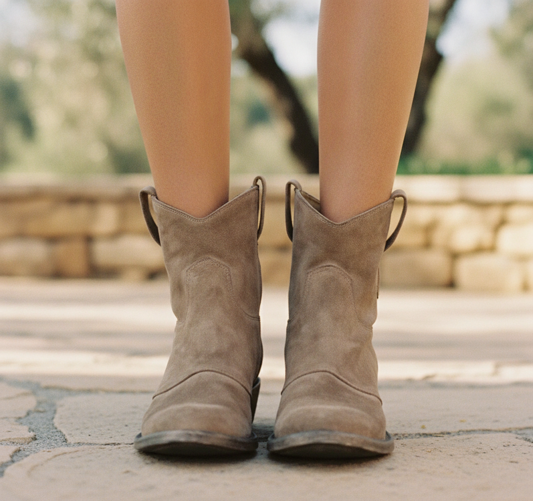 Edith | Women's Dress Low Heel Ankle Boots