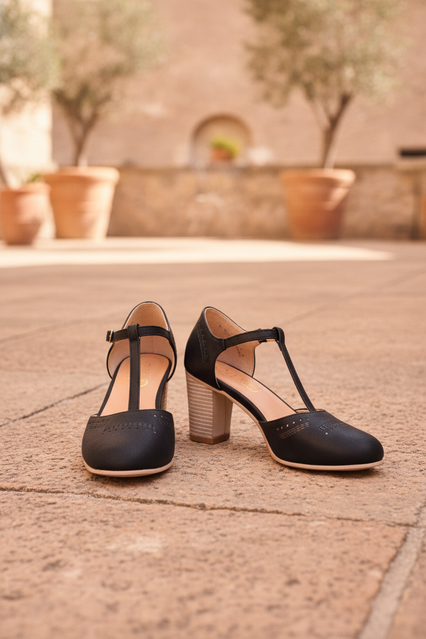 Eloise | Comfortable Block Heels For Work & Special Occasions