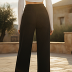 Seraphina | Women Wide Leg Trousers High Waisted Smart Casual
