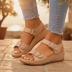 Fleur | Comfortable Wedge Heels For Wide Feet Summer Sandals