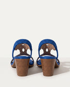 Maelys | Boho Embellished Wedding Shoes Strappy Flat Sandals — achterkant