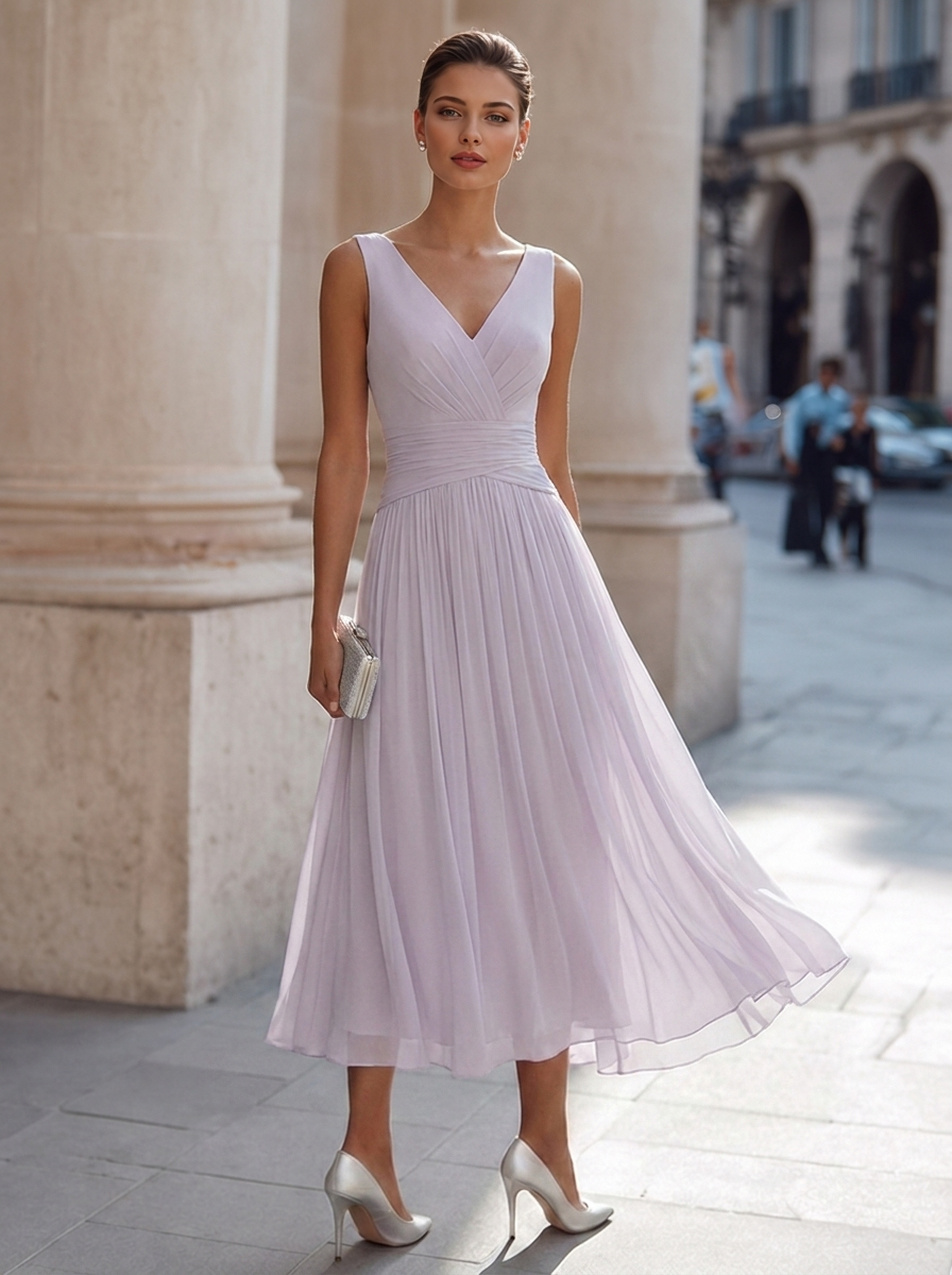 Esmee | Draped Pleated Maxi Dress Elegant Occasion Wear