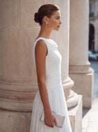 Esmee | Draped Pleated Maxi Dress Elegant Occasion Wear