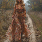 Quintessa | Embroidered Maxi House Garden Party Dress