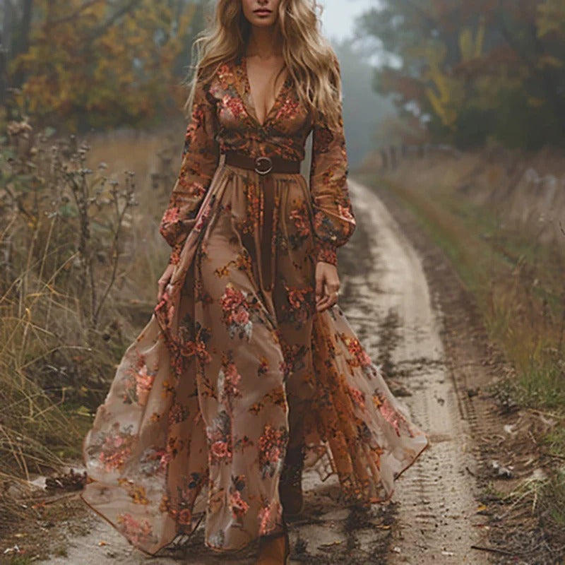 Quintessa | Embroidered Maxi House Garden Party Dress