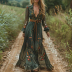 Quintessa | Embroidered Maxi House Garden Party Dress