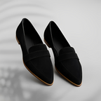 Amandine | Supportive Leather Pointed Toe Everyday Flats