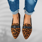 Amandine | Supportive Leather Pointed Toe Everyday Flats