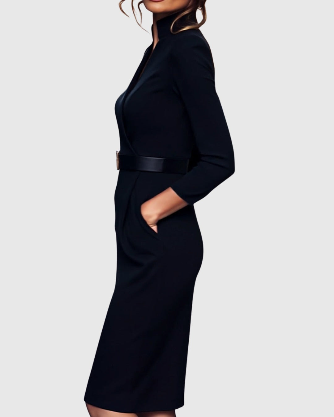 Eulalie | Women's Cocktail Dresses Bodycon Midi Long Sleeve