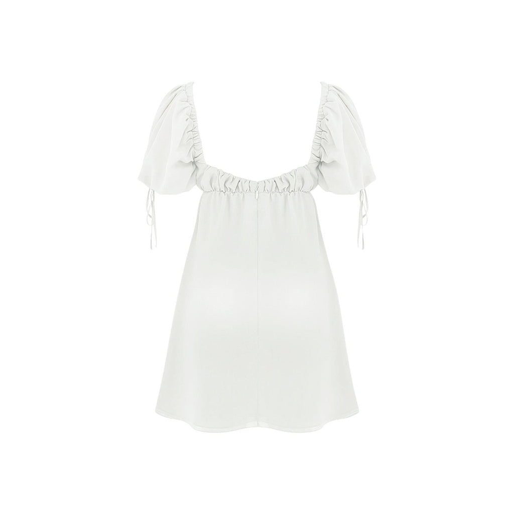 Esmee | Floral Square Neck Babydoll Mini Dress