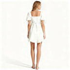 Katarina | Square Neck Babydoll Floral Mini Dress