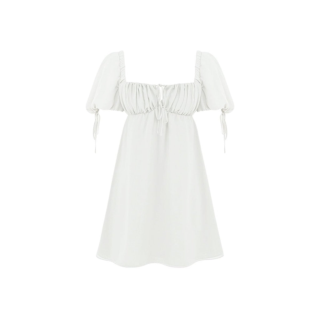 Katarina | Square Neck Babydoll Floral Mini Dress