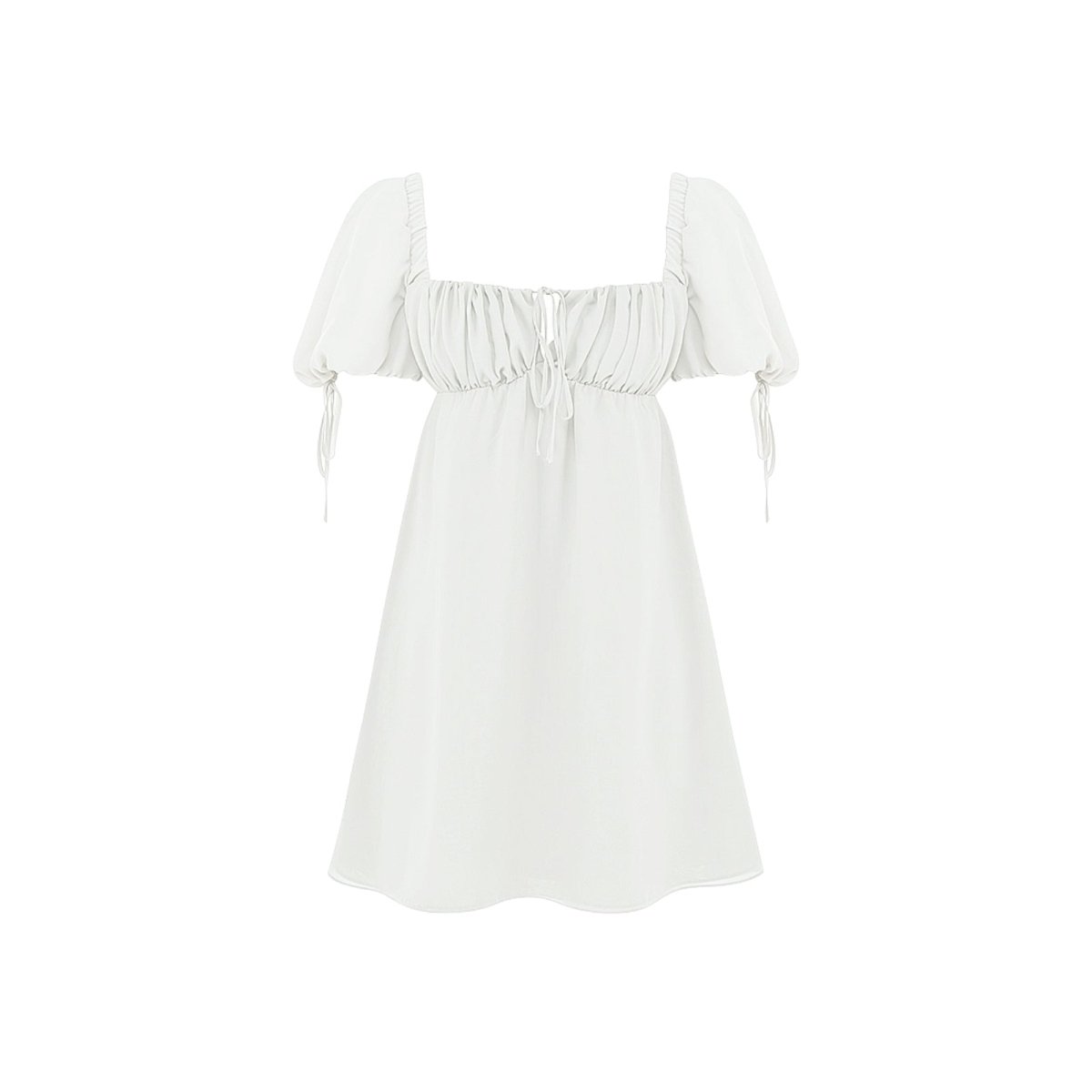 Katarina | Square Neck Babydoll Floral Mini Dress