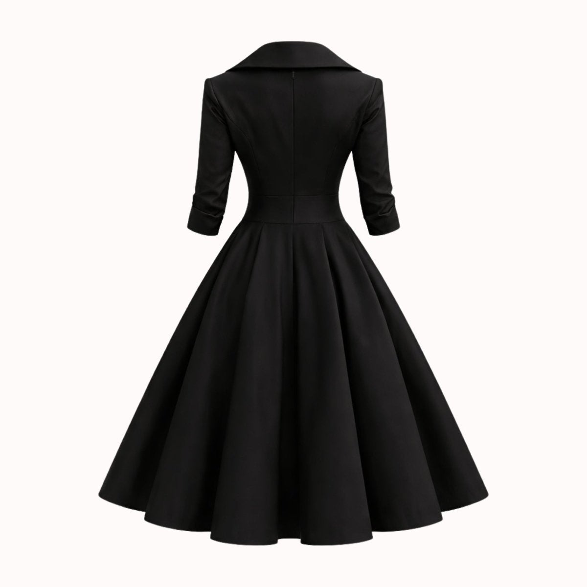 Evangeline | Women V-Shape Satin Coat Dress Evening Occasion