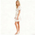 Esmee | Floral Square Neck Babydoll Mini Dress
