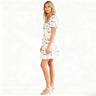 Esmee | Floral Square Neck Babydoll Mini Dress