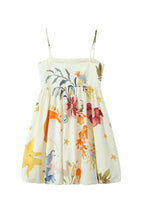 Eloise | Ivory Spaghetti Strap Babydoll Dress Casual Summer