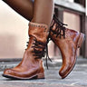 Manon | Women's Studded Ankle Boots Lace-Up Casual Everyday
