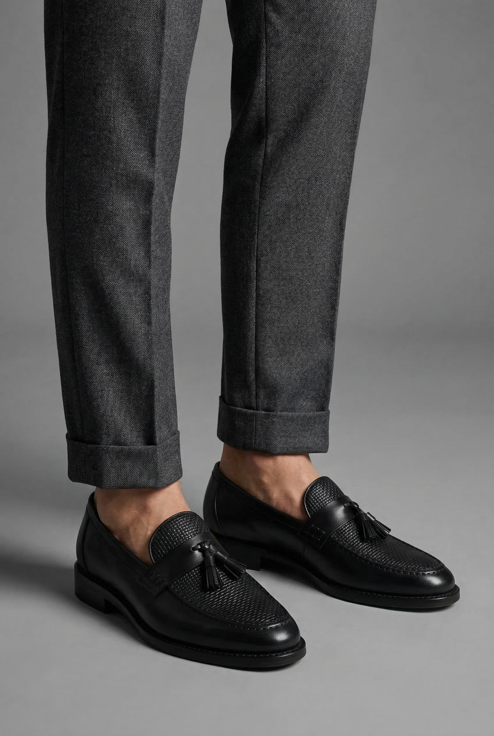 Valentin | Woven Tassel Slip On Loafers For Smart Casual Wear