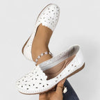 Romilly | Women's Perforated Flat Shoes