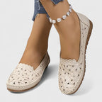 Romilly | Women's Perforated Flat Shoes