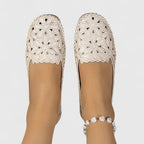 Romilly | Women's Perforated Flat Shoes