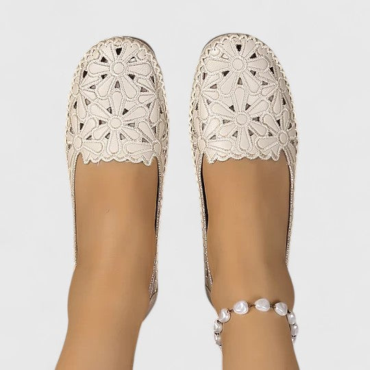 Romilly | Women's Perforated Flat Shoes