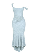 Romilly | Square Neck Mermaid Mother Of The Bride Midi Dress
