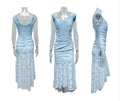 Romilly | Square Neck Mermaid Mother Of The Bride Midi Dress