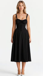Evangeline | Forever Unique Dresses With Tailored Waist Detail