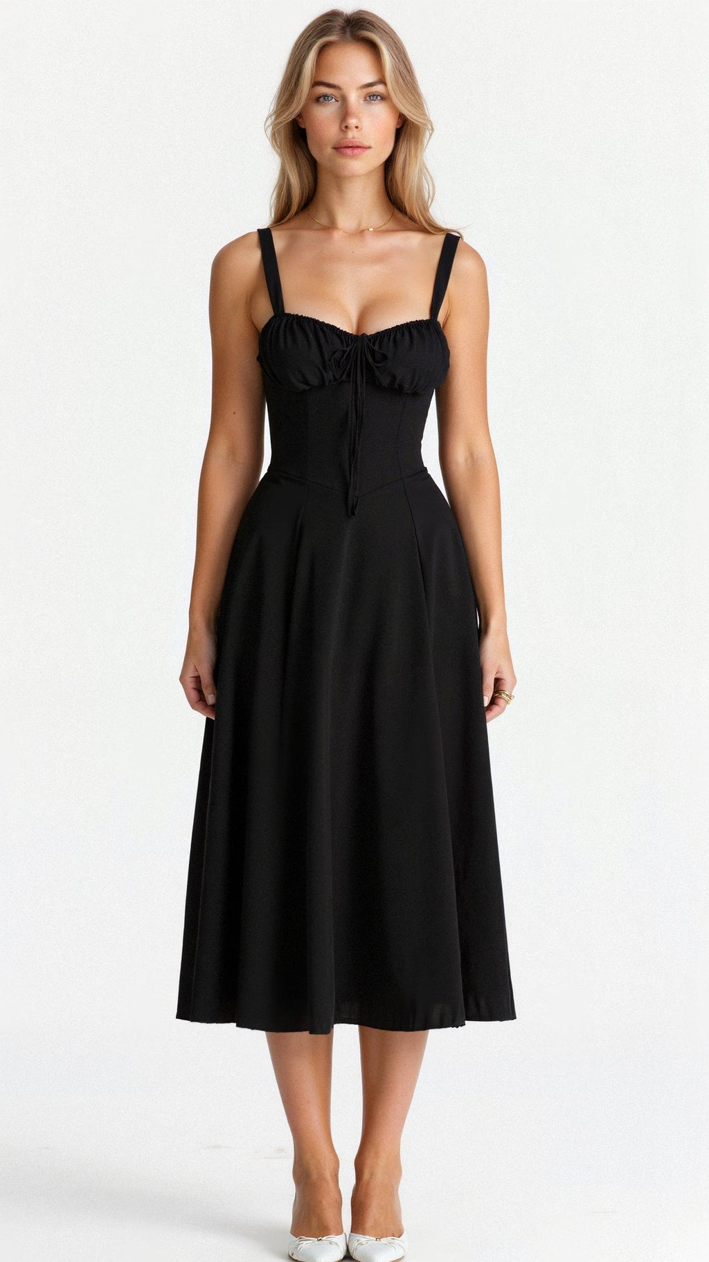 Ursula | Corset Bandage A-Line Midi Dress