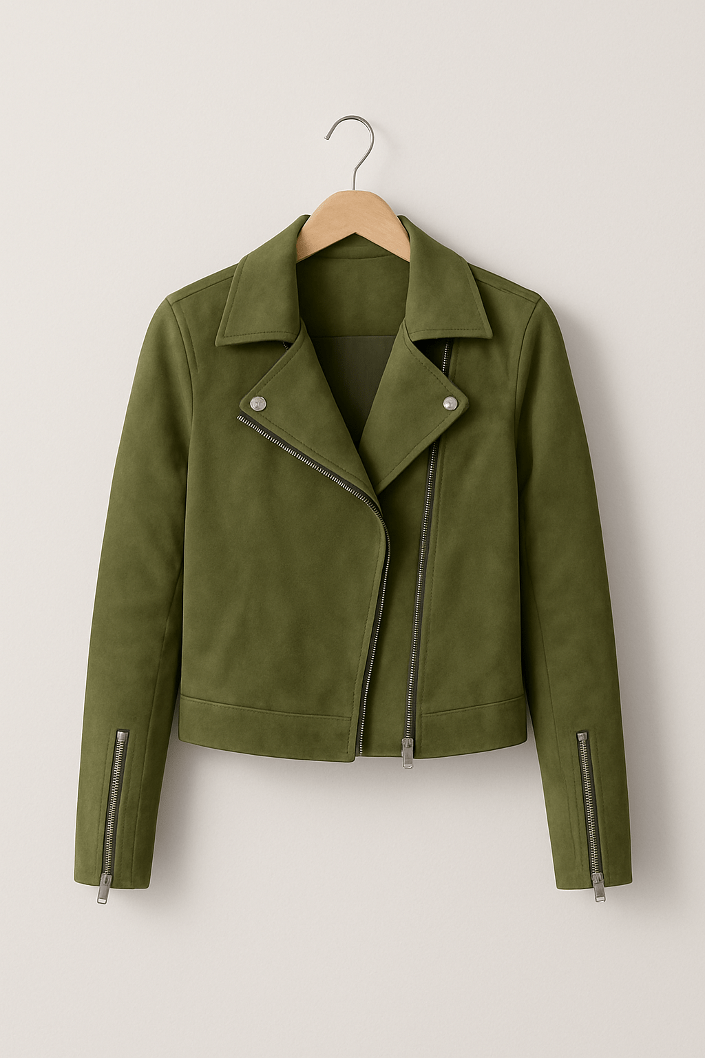 Genevieve | Fringe Leather Biker Jacket For Women