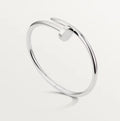 Yolanda | Polished Silver Bracelet With Bold Statement Design