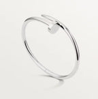 Yolanda | Polished Silver Bracelet With Bold Statement Design