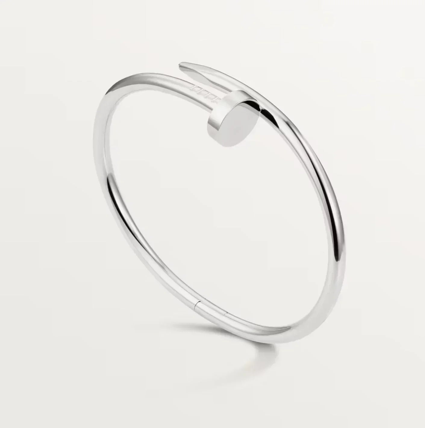 Yolanda | Polished Silver Bracelet With Bold Statement Design