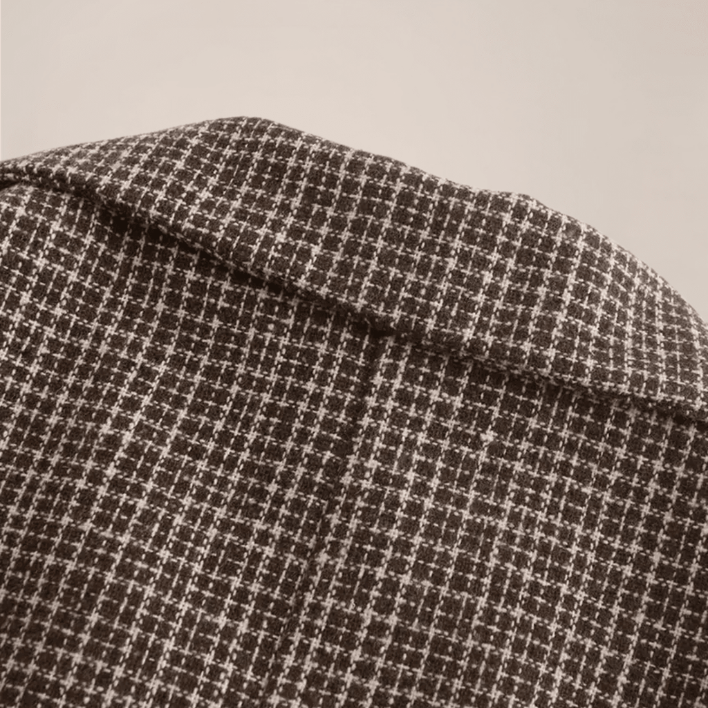 Lorenzo | Men Tailored Blazer Checked Double Breasted Smart