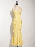 Tatiana | Plus Size Evening Gowns Floral Jacquard Maxi Dress