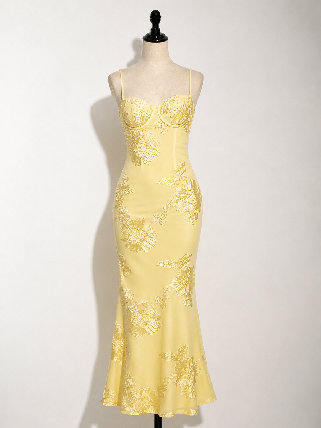 Tatiana | Plus Size Evening Gowns Floral Jacquard Maxi Dress