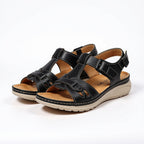 Honorine | Women's Arch Support Walking Sandals With Contoured Footbed