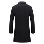 Dermot | Classic Long Winter Trench Coat for Men