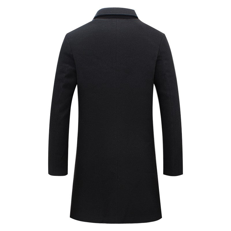 Dermot | Classic Long Winter Trench Coat for Men