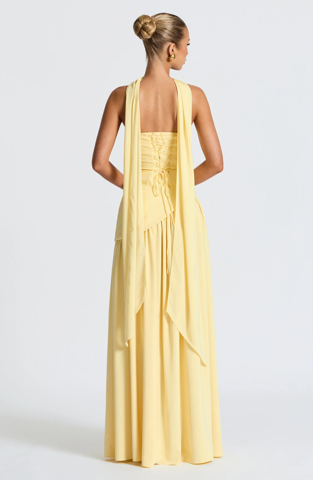 Lucinda | Strapless Corset Split Maxi Occasion Dress