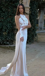 Cordelia | Draped One Shoulder Bodycon Maxi Dress