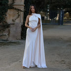 Cordelia | Draped One Shoulder Bodycon Maxi Dress